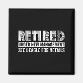 Retired Under New Management See Beagle For Detail マグネット (正面)