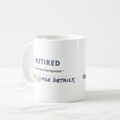 RETIRED: Under New Management See Cat for Details コーヒーマグカップ (正面左)