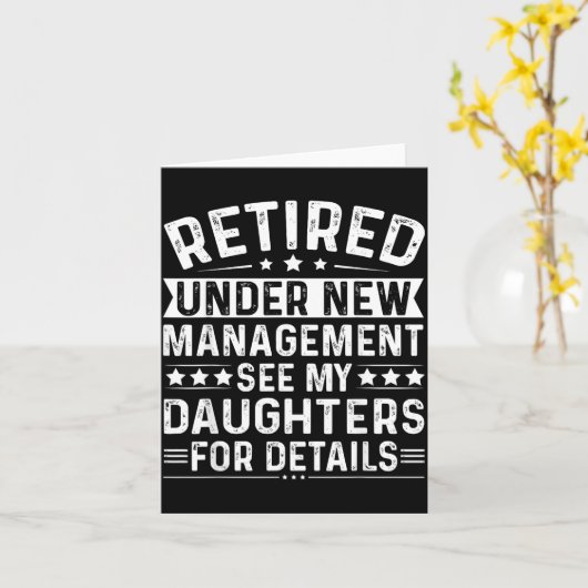 Retired Under New Management, See My Daughters For カード (黄色い花)