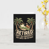 Retired Under New Management See Wife For Details  カード (黄色い花)