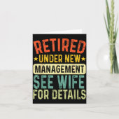 Retired Under New Management See Wife For Details カード (正面)