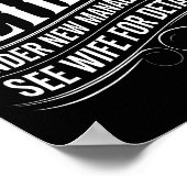 Retired Under New Management See Wife Funny Retire ポスター (角)