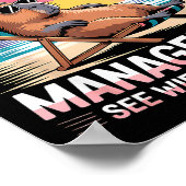 Retired Under New Management See Wife Funny Retire ポスター (角)