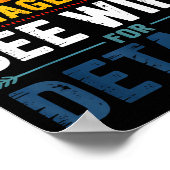 Retired Under New Management See Wife Funny Retire ポスター (角)