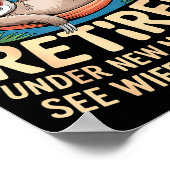 Retired Under New Management See Wife Funny Retire ポスター (角)