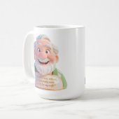 Retired Work For Wife Quote Bust コーヒーマグカップ (正面左)