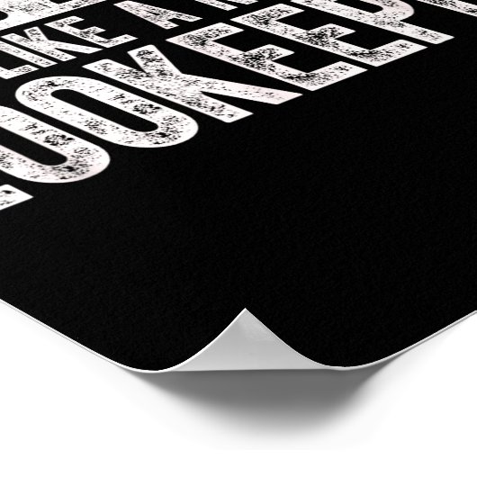 Retired Zookeeper Funny Zoo Keeper Retirement  ポスター (角)