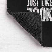 Retired Zookeeper Funny Zoo Keeper Retirement  マウスパッド (コーナー)