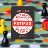 Retiree Fun! Custom Retirement gift トランプ