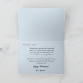 Retirement余暇の女性-詩の… カード (内部)