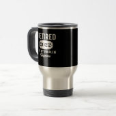 Retirement 2022 for men women funny retired gift トラベルマグ (正面左)