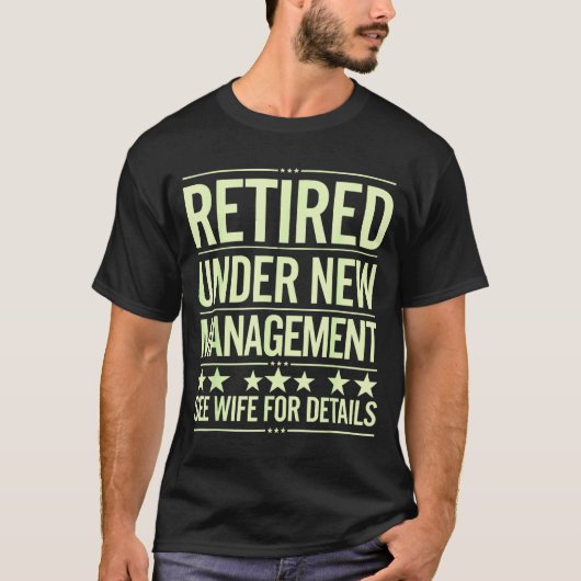 Retirement Art For Men Dad Husband Retired Retirem Tシャツ (正面)