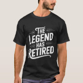 Retirement Art for Men Women Grandpa Retired Dad Tシャツ (正面)