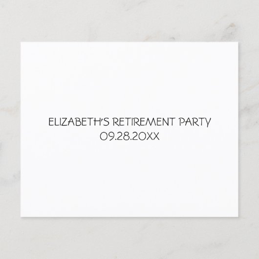 Retirement Bucket List & Adventures Advice (裏面)