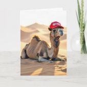 Retirement Camel Wearing a Red Cap カード (正面)