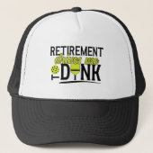 Retirement Drives me to Dink Funny Pickleball キャップ (正面)