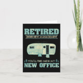 Retirement Funny Camping Rv Caravan Gift Retiree N カード (正面)