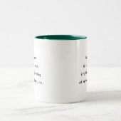 Retirement Funny & Inspirational Quotes Mug  ツートーンマグカップ (中央)