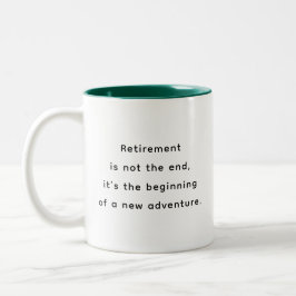 Retirement Funny & Inspirational Quotes Mug  ツートーンマグカップ