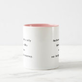Retirement Funny & Inspirational Quotes Mug ツートーンマグカップ (中央)