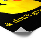 Retirement Funny Retired I Don't Give A Quack Rubb ポスター (角)