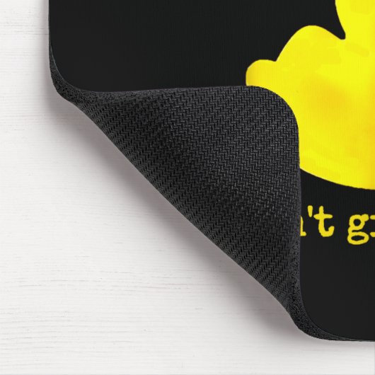 Retirement Funny Retired I Don't Give A Quack Rubb マウスパッド (コーナー)