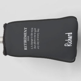 Retirement Golf Gifts Retiree Retired Golfer Funny ゴルフヘッドカバー