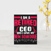 Retirement I'm A Retired Ceo  カード (黄色い花)