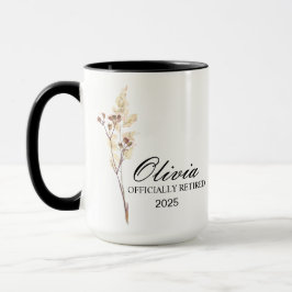 Retirement Mug, Personalized Happy Retirement Cup, マグカップ