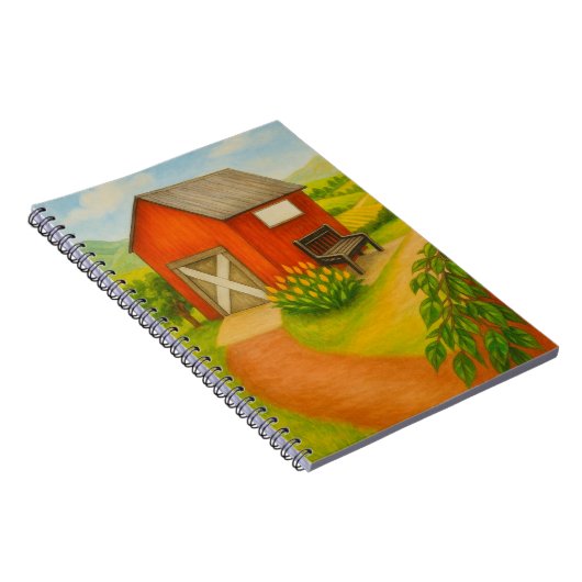 Retirement Notebook | Red Shed Garden Path ノートブック (右側)