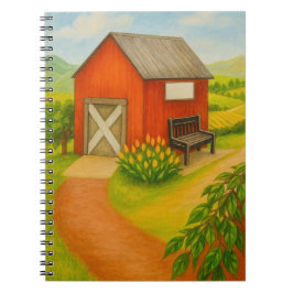 Retirement Notebook | Red Shed Garden Path ノートブック