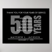 Retirement or Employedd Appreciation Gift ポスター (正面)