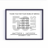 Retirement or Employedd Appreciation Gift ポスター