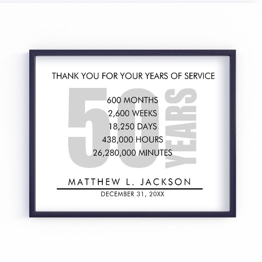 Retirement or Employedd Appreciation Gift ポスター