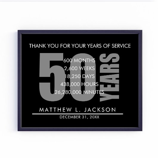 Retirement or Employedd Appreciation Gift ポスター