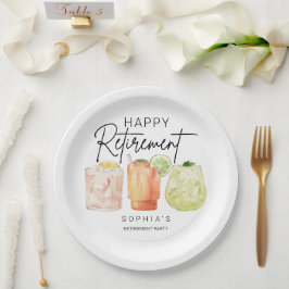 Retirement Party ペーパープレート