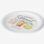 Retirement Party ペーパープレート (アングル)