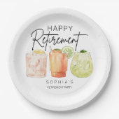 Retirement Party ペーパープレート (正面)