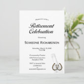 Retirement Party Announcement Western theme 招待状 (スタンド正面)