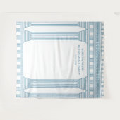 Retirement Party in blue タペストリー (正面(横))