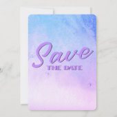 Retirement Party Save The Date Hummingbird セーブザデート (裏面)