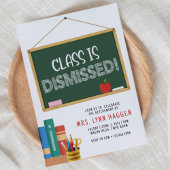 Retirement Party, Teacher, Schools out 招待状