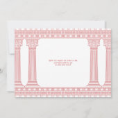 Retirement party with Pink Temple 招待状 (裏面)