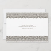 RETIREMENT PARTY with stone elements 招待状 (裏面)