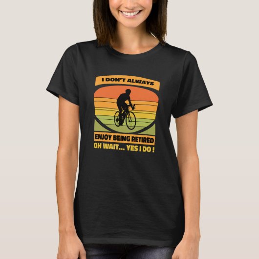 Retirement Plan Bicycle Cool Bike Riding Retired M Tシャツ (正面)