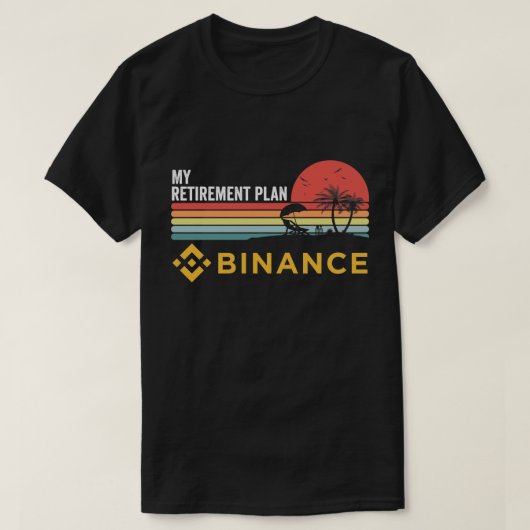 retirement plan binance Coin HODL To The Moon Tシャツ (デザイン正面)