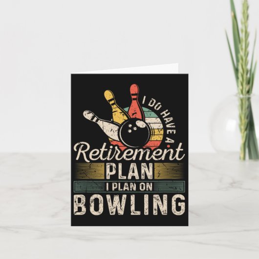 Retirement Plan Bowling  カード (正面)