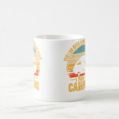 Retirement Plan On Camping Rv Camper Traveller Fun コーヒーマグカップ (中央)