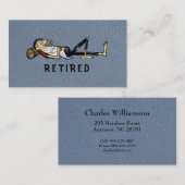 Retirement - Rip Van Winkle image business コーリングカード (正面/裏面)