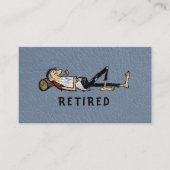 Retirement - Rip Van Winkle image business コーリングカード (正面)
